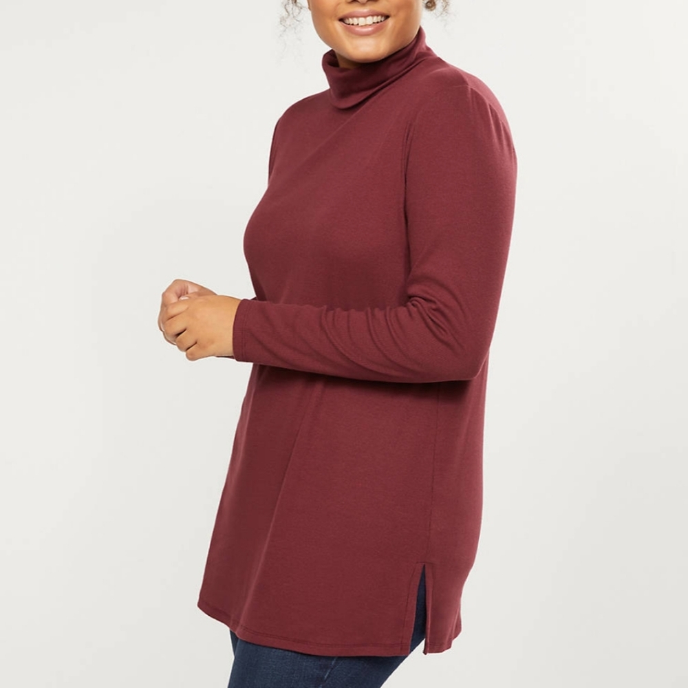 NWT Ribbed Turtleneck Top
